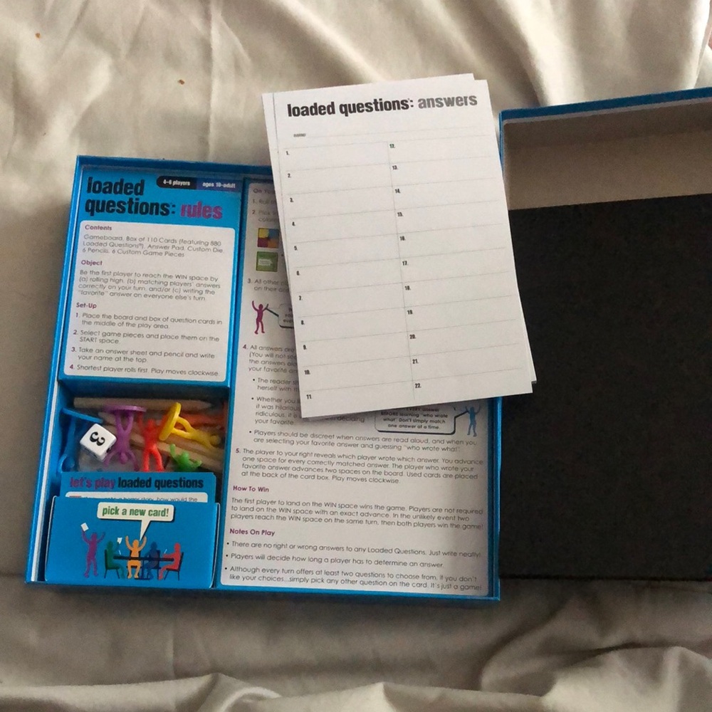 Loaded Questions Board Game - Picture 3 of 3